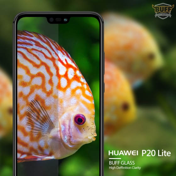 Buﬀ P20 Lite ile Uyumlu Glass Ekran Koruyucu