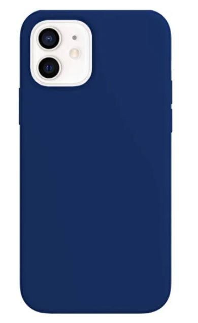 Buff iPhone 12 Pro Max ile Uyumlu Rubber S Kılıf Navy Blue