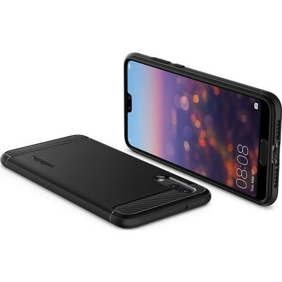 Spigen P20 ile Uyumlu Kılıf Rugged Armor (Out)