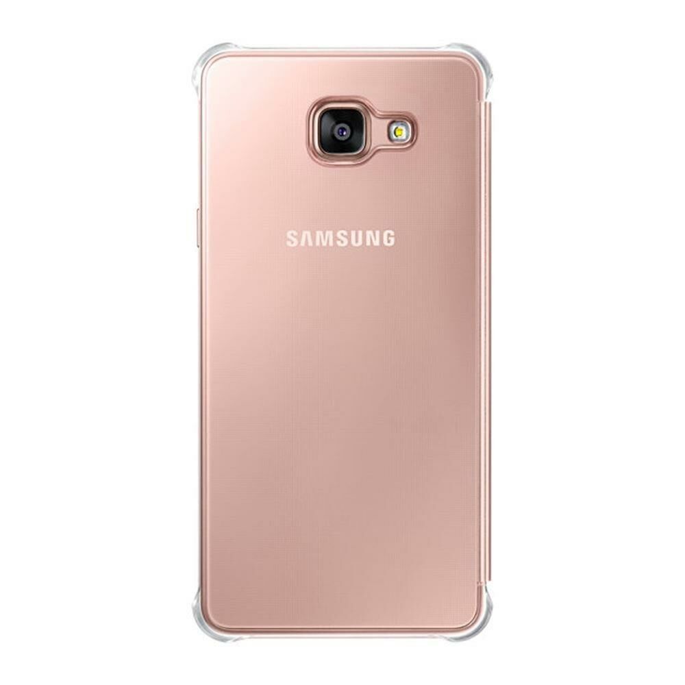 Galaxy A5 (2016) A510F ile Uyumlu Clear View Cover Rose Gold EF-ZA510CZEGWW (Out)