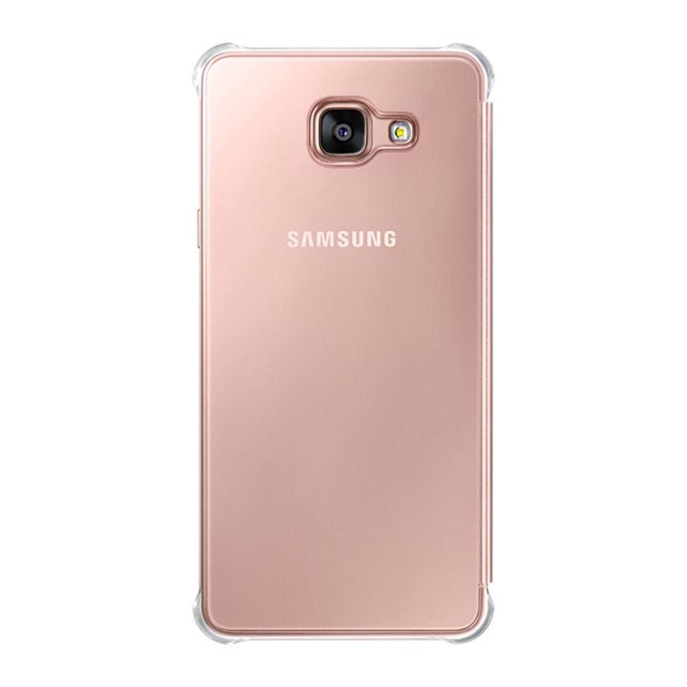 Galaxy A5 (2016) A510F ile Uyumlu Clear View Cover Rose Gold EF-ZA510CZEGWW (Out)