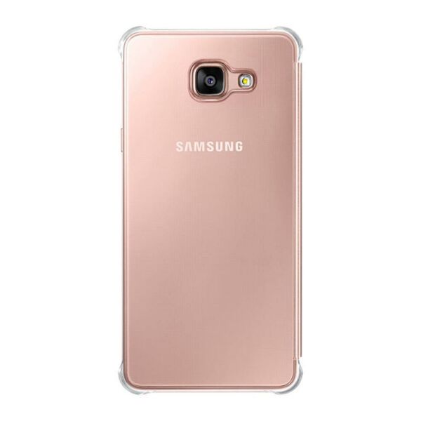 Galaxy A5 (2016) A510F ile Uyumlu Clear View Cover Rose Gold EF-ZA510CZEGWW (Out)