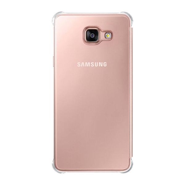 Galaxy A5 (2016) A510F ile Uyumlu Clear View Cover Rose Gold EF-ZA510CZEGWW (Out)