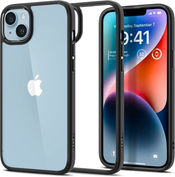 Spigen iPhone 14 Plus ile Uyumlu Kılıf Ultra Hybrid Matte Black