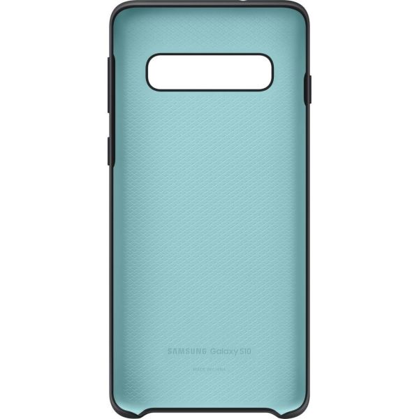 Galaxy S10 ile Uyumlu Kılıf Silicone Cover Siyah EF-PG973TBEGWW