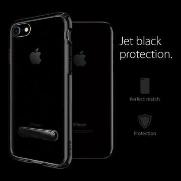Spigen iPhone 7 ile Uyumlu Kılıf Ultra Hybrid S Jet Black