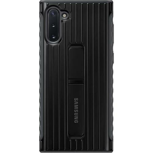 Galaxy Note 10 ile Uyumlu Protective Standing Cover Siyah EF-RN970CBEGWW