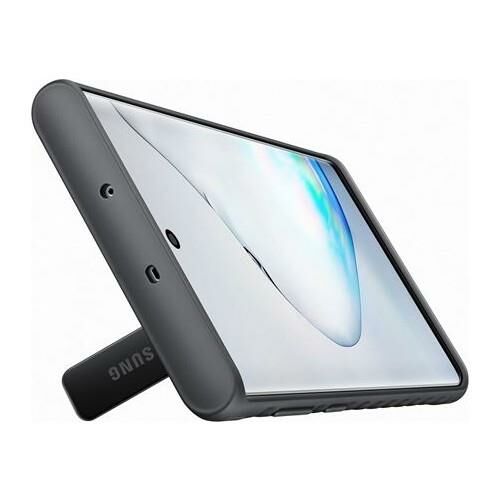 Galaxy Note 10 ile Uyumlu Protective Standing Cover Siyah EF-RN970CBEGWW