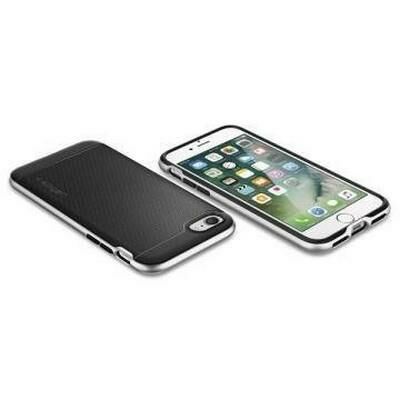 Spigen iPhone 7 ile Uyumlu Kılıf Neo Hybrid Satin Silver
