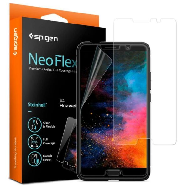 Spigen Mate 10 ile Uyumlu Ekran Koruyucu Neo Flex 2 Adet