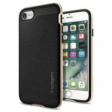 Spigen iPhone 7 ile Uyumlu Kılıf Neo Hybrid Champagne Gold