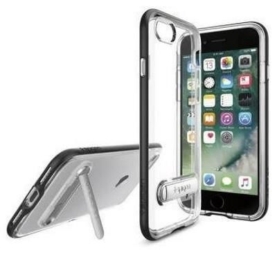 Spigen iPhone 7/8 ile Uyumlu Kılıf Crystal Hybrid Black