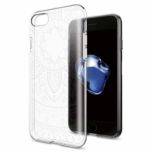 Spigen iPhone 7/8 ile Uyumlu Kılıf Liquid Crystal Shine Clear