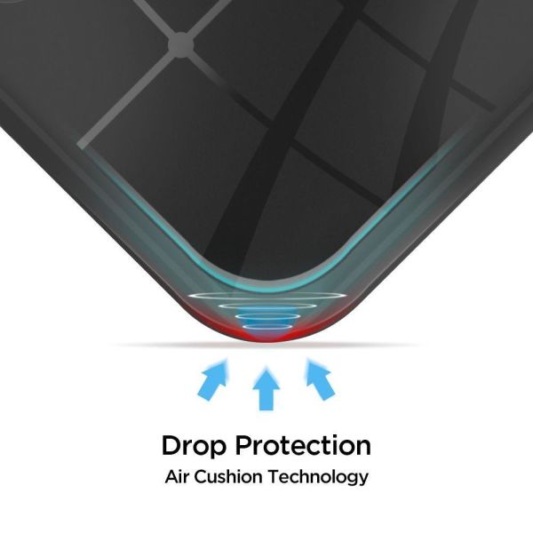 Spigen Xperia 1 ile Uyumlu Kılıf Rugged Armor Matte Black