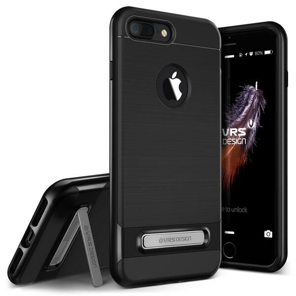 VRSDESIGN iPhone 7 Plus ile Uyumlu High Pro Shield Series Kılıf Jet Black