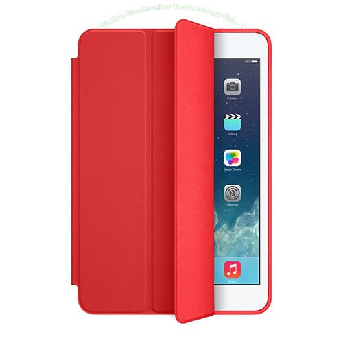 iPad Air 2 ile Uyumlu Standlı Kılıf Kırmızı