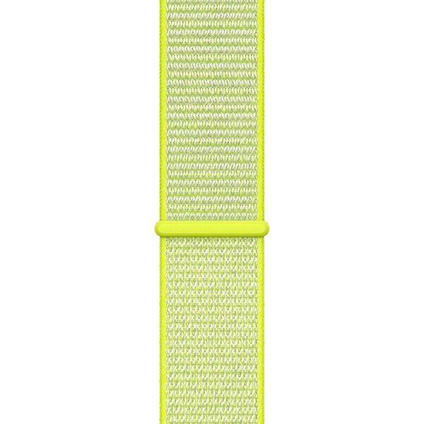 Apple Watch ile Uyumlu 38-40 Kumaş Kayış Fıstık Yeşili