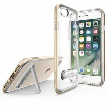 Spigen iPhone 7/8 ile Uyumlu Kılıf Crystal Hybrid Champagne Gold