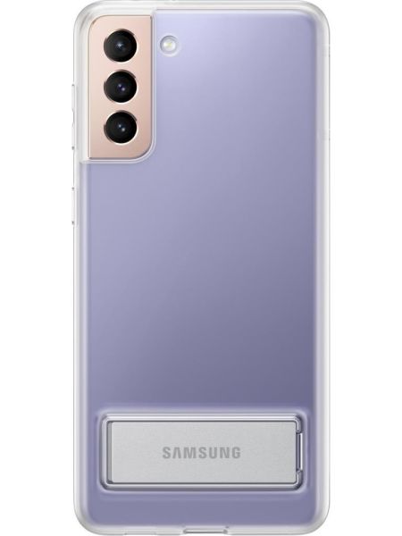 Galaxy S21+ 5G ile Uyumlu Clear Standing Kılıf Şefaf EF-JG996CTEGWW