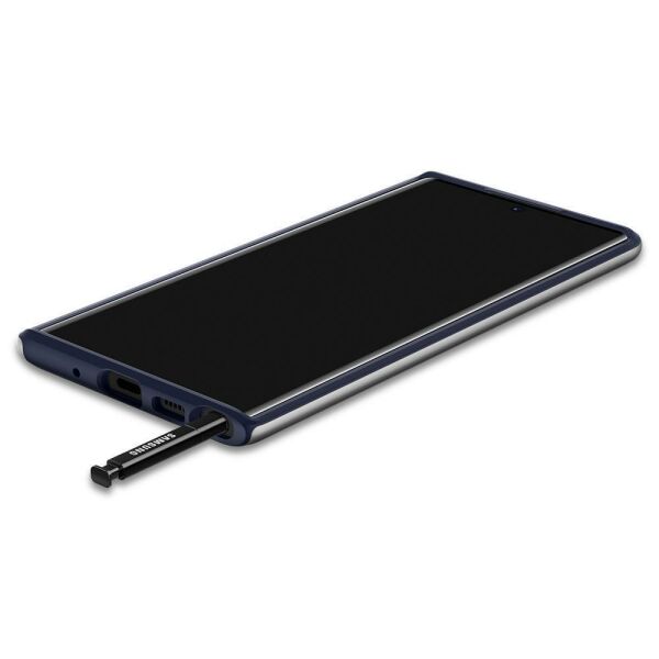 Spigen Galaxy Note 10 ile Uyumlu Kılıf Neo Hybrid Silver Arctic