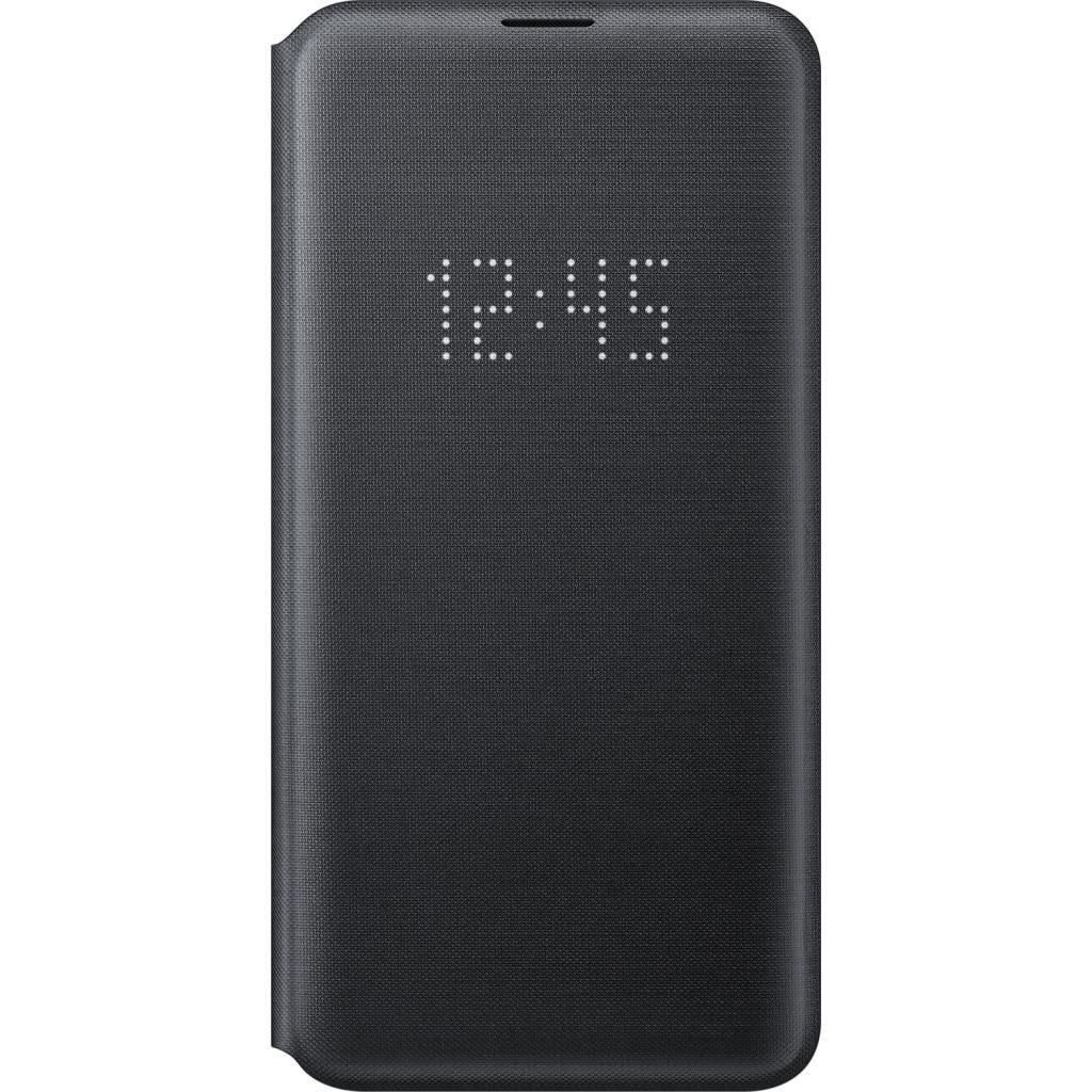 Galaxy S10e ile Uyumlu LED View Cover Kılıf Siyah EF-NG970PBEGWW