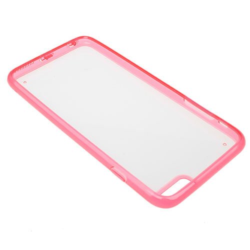 iPhone 6S Plus/6 Plus ile Uyumlu Kılıf Silikon Lims Şeffaf Pembe