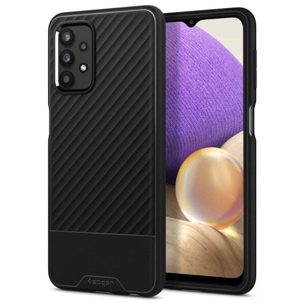 Spigen Galaxy A32 5G ile Uyumlu Kılıf Core Armor Matte Black