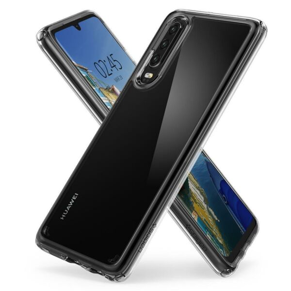 Spigen P30 ile Uyumlu Kılıf Ultra Hybrid Crystal Clear