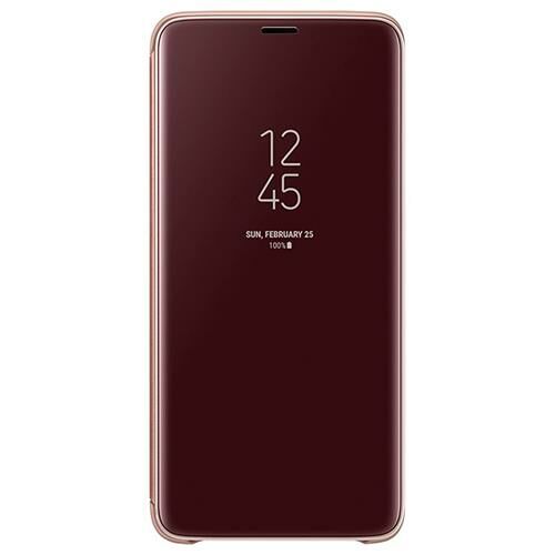 Galaxy S9 Plus ile Uyumlu Clear View KılıfGold EF-ZG965CFEGWW (Out)