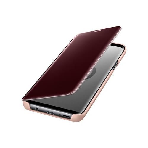 Galaxy S9 Plus ile Uyumlu Clear View KılıfGold EF-ZG965CFEGWW (Out)