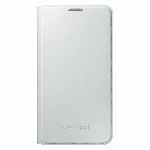 Galaxy Note 2 ile Uyumlu Kılıf Flip Wallet Beyaz EF-NN710BWEGWW