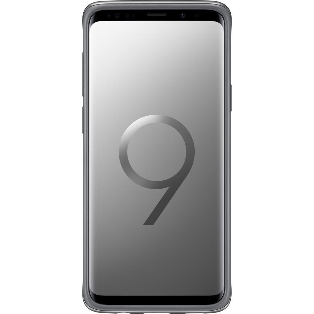 Galaxy S9 Plus ile Uyumlu Protective Stanting Cover Gümüş EF-RG965CSEGWW(Out)