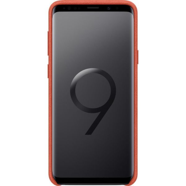 Galaxy S9 Plus ile Uyumlu Alcantara Kılıf Kırmızı EF-XG965AREGWW (Out)