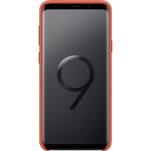 Galaxy S9 Plus ile Uyumlu Alcantara Kılıf Kırmızı EF-XG965AREGWW (Out)
