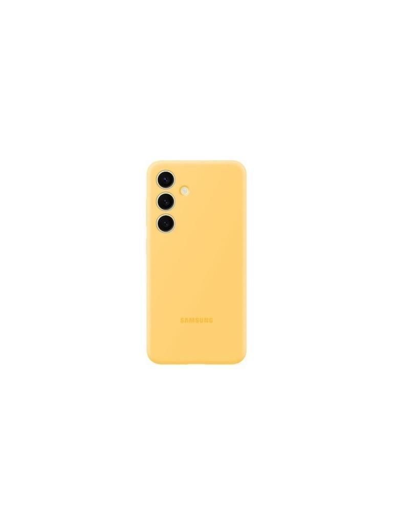 Galaxy S24 ile Uyumlu Silikon Kılıf Sarı EF-PS921TYEGWW