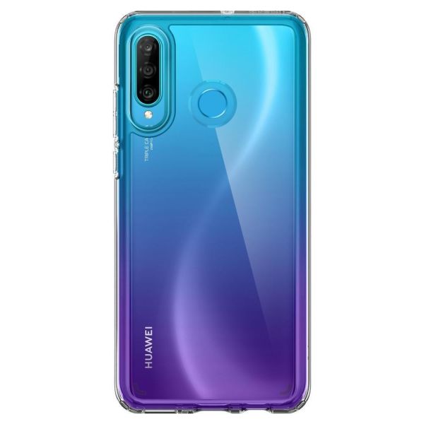 Spigen P30 Lite / Nova 4e ile Uyumlu Kılıf Ultra Hybrid Crystal Clear