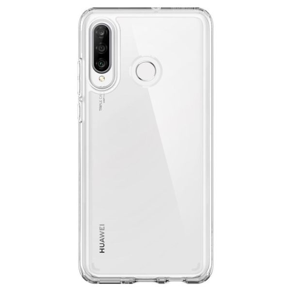 Spigen P30 Lite / Nova 4e ile Uyumlu Kılıf Ultra Hybrid Crystal Clear