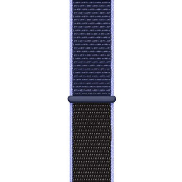 Apple Watch ile Uyumlu 42-44mm Kumaş Kayış Lacivert