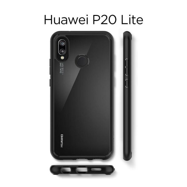 Spigen P20 Lite / Nova 3e ile Uyumlu Kılıf Ultra Hybrid Black