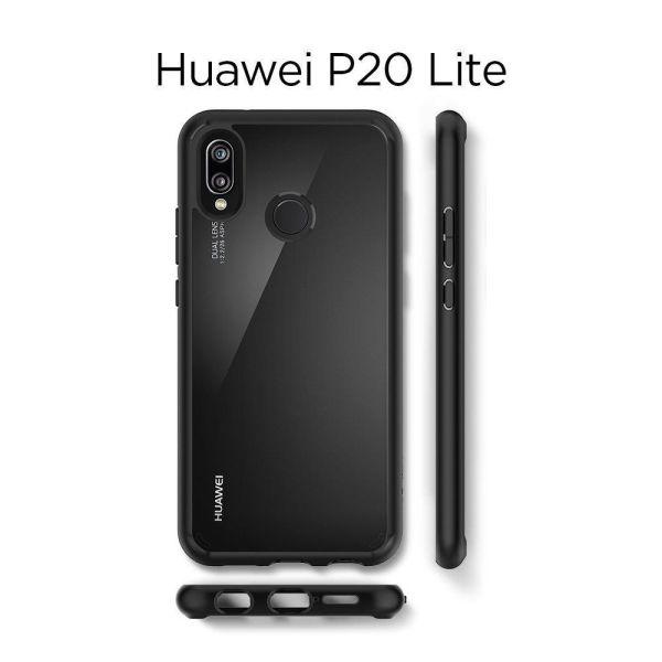 Spigen P20 Lite / Nova 3e ile Uyumlu Kılıf Ultra Hybrid Black