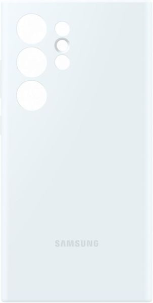 Galaxy S24 Ultra ile Uyumlu Silikon Kılıf Beyaz EF-PS928TWEGWW