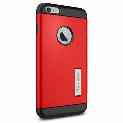 Spigen iPhone 6s Plus/6 Plus ile Uyumlu Kılıf Slim Armor  Electric Red