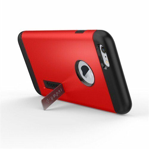 Spigen iPhone 6s Plus/6 Plus ile Uyumlu Kılıf Slim Armor  Electric Red