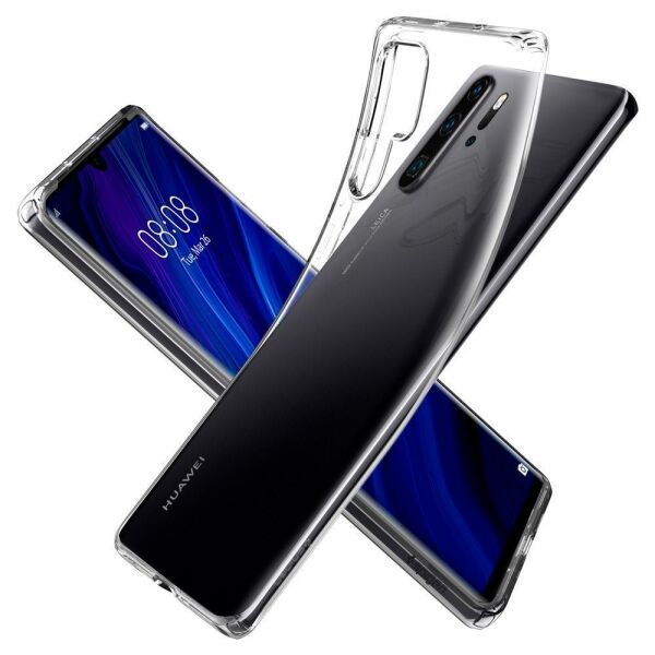 Spigen P30 Pro ile Uyumlu Kılıf Liquid Crystal Crystal Clear