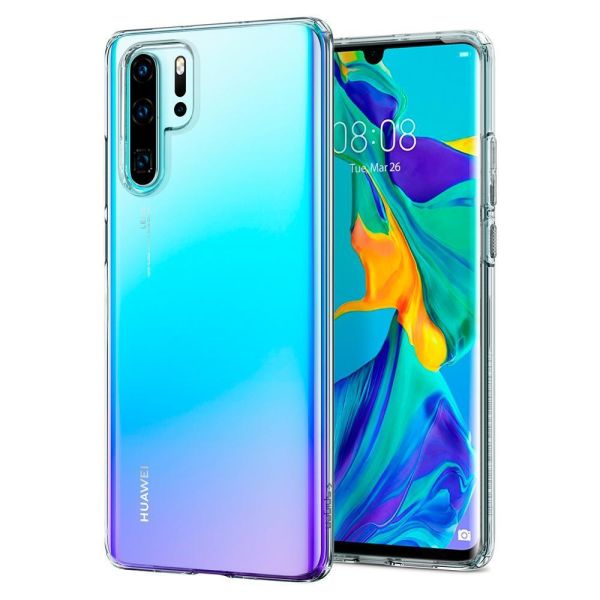 Spigen P30 Pro ile Uyumlu Kılıf Liquid Crystal Crystal Clear