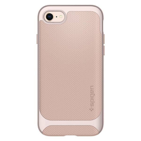 Spigen iPhone 7/8 ile Uyumlu Kılıf Neo Hybrid Herringbone Serisi Pale Dogwood