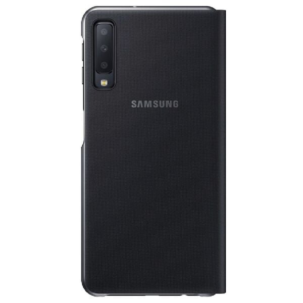 Galaxy A7 2018 ile Uyumlu Wallet Cover Kılıf Siyah EF-WA7500PBEGWW