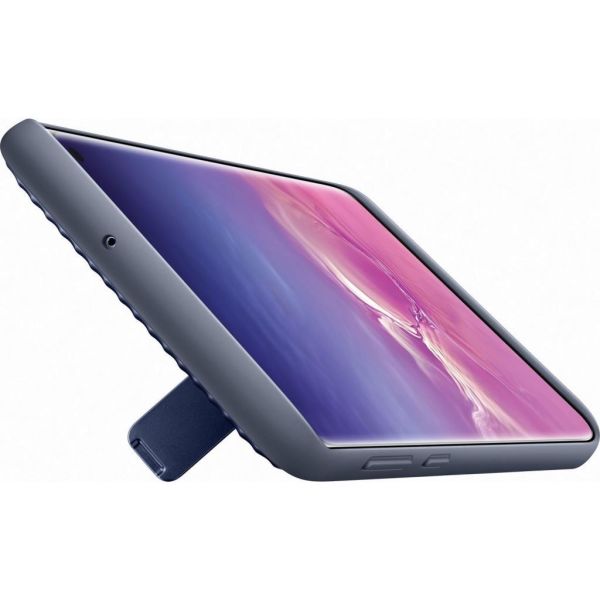 Galaxy S10 ile Uyumlu Protective Standing Cover Siyah EF-RG973CBEGWW