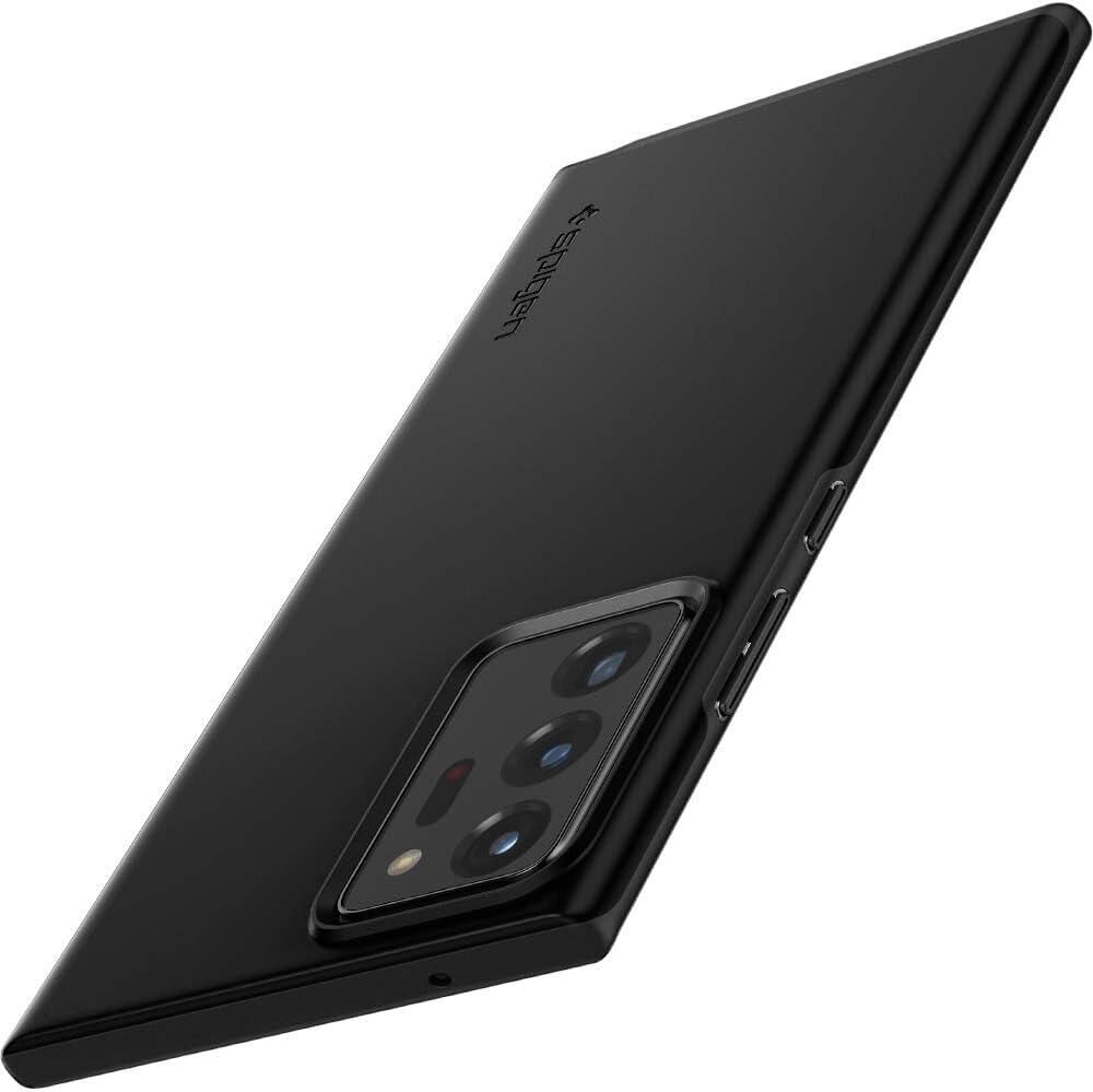 Spigen Galaxy Note 20 Ultra ile Uyumlu Kılıf Thin Fit Black