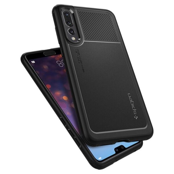 Spigen P20 Pro ile Uyumlu Kılıf Marked Armor